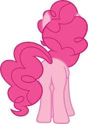 Size: 3201x4500 | Tagged: safe, artist:slb94, imported from derpibooru, pinkie pie, butt, plot, simple background, transparent background, vector