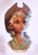 Size: 765x1080 | Tagged: safe, artist:assasinmonkey, imported from derpibooru, applejack, anthro, bust, clothes, cowboy hat, crying, digital painting, female, freckles, hat, portrait, realistic, signature, simple background, solo, uncanny valley, white background