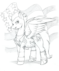 Size: 3464x4185 | Tagged: safe, artist:longinius, imported from derpibooru, oc, oc only, oc:wing, pegasus, pony, biker jacket, solo