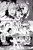 Size: 732x1094 | Tagged: safe, artist:nekubi, imported from derpibooru, apple bloom, applejack, chimera sisters, chimera, earth pony, pony, body control, comic, dialogue, female, fight, filly, grayscale, korean, mare, monochrome, multiple heads, running away, shakunetsu no gouseijuu, speech bubble, three heads, wide eyes