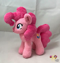 Size: 570x595 | Tagged: safe, artist:ketika, imported from derpibooru, pinkie pie, earth pony, pony, female, irl, mare, photo, plushie, solo