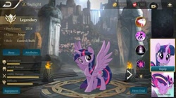 Size: 540x303 | Tagged: safe, edit, imported from derpibooru, twilight sparkle, alicorn, pony, my little pony: the movie, arena of valor, crossover, female, game, movie accurate, solo, twilight sparkle (alicorn)