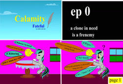 Size: 1600x1096 | Tagged: safe, artist:closingrain, artist:mellowbomb, imported from derpibooru, oc, oc only, oc:closingrain, oc:doctor dexter wise, comic:calamity fateful, 1000 hours in ms paint, comic, dialogue