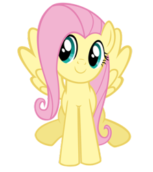 Size: 428x479 | Tagged: safe, artist:cynder511, imported from derpibooru, fluttershy, pony, female, mare, simple background, solo, spread wings, transparent background, wings