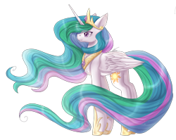 Size: 3535x2809 | Tagged: safe, artist:inspiredpixels, imported from derpibooru, princess celestia, alicorn, pony, female, mare, simple background, solo, transparent background