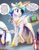 Size: 5100x6600 | Tagged: safe, artist:silfoe, imported from derpibooru, princess celestia, rarity, alicorn, pony, unicorn, absurd resolution, adventure in the comments, alternate hairstyle, bong, clothes, commission, dialogue, dress, drugs, female, floppy ears, glowing horn, lesbian, magic, mare, marijuana, married, married couple, present, rarilestia, shipping, telekinesis