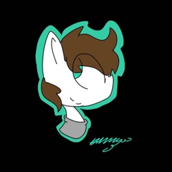 Size: 540x540 | Tagged: safe, imported from derpibooru, oc, oc:markey malarkey, pony, crossover, ponified, smiling, solo, the mark side