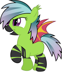 Size: 4681x5507 | Tagged: safe, artist:shadowdashthebat, imported from derpibooru, oc, oc only, oc:quaint dart, bat pony, pony, absurd resolution, female, filly, solo