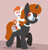 Size: 1920x2000 | Tagged: safe, artist:dtcx97, artist:meestorvertex, edit, imported from derpibooru, oc, oc only, oc:graphia, oc:victus, earth pony, pony, unicorn, colt, cutie mark, duo, female, foal, glasses, hooves, horn, jewelry, lineless, male, mare, mother and son, necklace, open mouth, pearl necklace, ponies riding ponies, riding, victus riding graphia