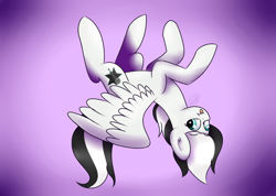 Size: 2920x2080 | Tagged: safe, artist:itssopanda, imported from derpibooru, oc, oc only, oc:tuuko, pegasus, pony, derp, female, high res, mare, silly, solo, tongue out