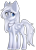 Size: 1550x2171 | Tagged: safe, artist:dusty-onyx, artist:dustyonyx, imported from derpibooru, oc, oc only, oc:snowy, pegasus, pony, crown, female, heterochromia, jewelry, mare, regalia, simple background, solo, transparent background