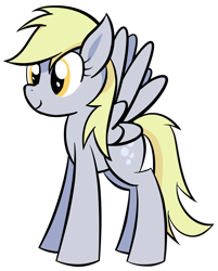 Size: 3024x3768 | Tagged: safe, artist:reconprobe, imported from derpibooru, derpy hooves, pony, female, mare, simple background, solo, standing