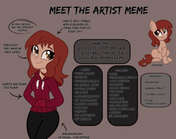 Size: 1098x869 | Tagged: safe, artist:wubcakeva, imported from derpibooru, oc, oc only, earth pony, pony, equestria girls, clothes, earth pony oc, equestria girls ponified, female, ponified, reference sheet, smiling