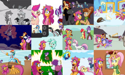 Size: 4000x2400 | Tagged: safe, artist:dorumon4x, artist:jake heritagu, artist:spanish-scoot, artist:sugarberry, artist:wiggles, imported from derpibooru, apple bloom, discord, dj pon-3, fluttershy, king sombra, lyra heartstrings, maud pie, nightmare moon, octavia melody, pinkie pie, princess cadance, princess flurry heart, princess luna, princess skyla, rainbow dash, scootaloo, starlight glimmer, sweetie belle, twilight sparkle, vinyl scratch, oc, oc:billie, oc:coffee talk, oc:danger mcsteele, oc:drizzle, oc:freckles, oc:frolicsome meadowlark, oc:gimmick, oc:lightning blitz, oc:needlework, oc:pepper, oc:sea breeze, oc:sunshine smiles (egophiliac), alicorn, bat pony, diamond dog, earth pony, pegasus, pony, unicorn, wolf, ask billie the kid, ask cloudsdale fillies, ask hotblooded pinkie, ask king sombra, ask meanie belle, ask post-crusade, comic:ask motherly scootaloo, moonstuck, tumblr:preguntascootaloo, ask-cadance, ask-canterlot-musicians, ask-friendlyshy, askpiratedash, baby, baby pony, bipedal, blushing, cartographer's cap, cloak, clothes, cloudsdale, colored pupils, colt, comic, community, crystal wolf, cutlass, eyepatch, eyes closed, female, filly, fire, floppy ears, glasses, goku, grayscale, hairpin, hat, holding a pony, hotblooded pinkie pie, kamina sunglasses, lighter, looking at you, looking up, magic, male, mare, meanie belle, microphone, monochrome, moon, mother and son, motherly scootaloo, my cabbages, offspring, older, older scootaloo, open mouth, parent:rain catcher, parent:scootaloo, parents:catcherloo, pirate dash, pirate ship, plank, ponies riding ponies, pony hat, post crusade scootaloo, post-crusade, preguntascootaloo, pyro belle, riding, saitama, scarf, sitting, skyla-diaries, smiling, son goku, speaker, speakers, stars, sunglasses, sweatshirt, table, telekinesis, tied up, towel, triangle shades, tricorne, turntable, woona, younger