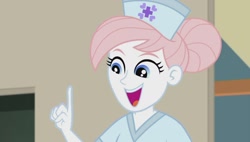Size: 1920x1091 | Tagged: safe, imported from derpibooru, screencap, nurse redheart, constructive criticism, equestria girls, equestria girls series, choose your own ending (season 1), female, fgsfds, mah boi, nurse purpleheart, solo