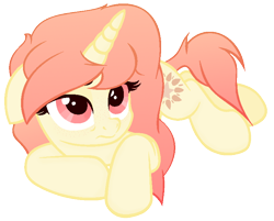 Size: 786x632 | Tagged: safe, artist:venomns, imported from derpibooru, oc, oc only, oc:soleil, pony, unicorn, base used, female, mare, prone, simple background, solo, transparent background