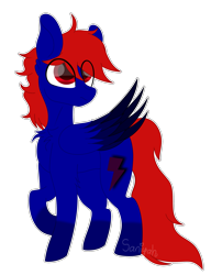 Size: 2057x2684 | Tagged: safe, artist:tomboygirl45, imported from derpibooru, oc, oc only, oc:ahadow blitz, pegasus, pony, colored wings, high res, male, multicolored wings, simple background, solo, stallion, transparent background