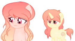 Size: 842x454 | Tagged: safe, artist:venomns, imported from derpibooru, oc, oc only, oc:amber, oc:soleil, pegasus, pony, unicorn, base used, female, mare, simple background, transparent background