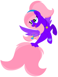 Size: 568x750 | Tagged: safe, artist:diamond-chiva, deleted from derpibooru, imported from derpibooru, oc, oc only, oc:glorysia melody, seapony (g4), base used, female, simple background, solo, transparent background