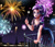 Size: 1300x1110 | Tagged: safe, artist:racoonsan, imported from derpibooru, starlight glimmer, human, balcony, breasts, building, busty starlight glimmer, city, cleavage, clothes, cute, dress, eyebrows, female, fireworks, glimmerbetes, happy, happy new year 2018, horn, horned humanization, humanized, long nails, new year, new years eve, night, open mouth, open smile, smiling, solo