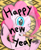 Size: 1313x1590 | Tagged: safe, artist:rdash2116108, derpibooru exclusive, imported from derpibooru, pinkie pie, pony, cute, diapinkes, female, hair, happy new year, holiday, one eye closed, solo, wink