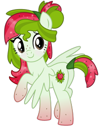 Size: 2064x2544 | Tagged: safe, artist:monkfishyadopts, derpibooru exclusive, imported from derpibooru, oc, oc only, oc:watermelana, pegasus, pony, 2018 community collab, derpibooru community collaboration, blushing, butt, freckles, gradient hooves, looking at you, looking back, looking back at you, plot, raised hoof, shy, simple background, solo, transparent background