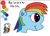 Size: 1082x786 | Tagged: safe, artist:smurfettyblue, derpibooru exclusive, imported from derpibooru, rainbow dash, 1000 hours in ms paint, adobe animate, adobe flash, cutie mark, female, reference sheet, solo