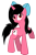 Size: 1170x1748 | Tagged: safe, artist:realorunan0459, imported from derpibooru, oc, oc only, oc:rina-chan, alicorn, unicorn, bow, female, hair bow, kira buckland, mare, ponysona, raised hoof, rina-chan, shoe glimmer, simple background, solo, transparent background