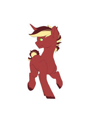 Size: 2480x3508 | Tagged: safe, artist:mah521, imported from derpibooru, oc, oc only, oc:disco jam, pony, unicorn, colt, high res, male, simple background, solo, white background