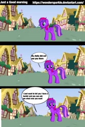 Size: 640x960 | Tagged: safe, artist:wonderschwifty, imported from derpibooru, oc, oc only, oc:wonder sparkle, alicorn, pony, pony creator, alicorn oc, comic, female, mare, tumblr, update