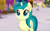 Size: 519x317 | Tagged: safe, imported from derpibooru, screencap, aquamarine glow, carrot cake, melody star, earth pony, pony, unicorn, my little pony: the movie, background pony, character named in the comments, cute, female, male, mare, name suggestion in the comments, solo focus, stallion, we got this together