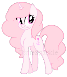 Size: 474x544 | Tagged: safe, artist:cutiesparkle, imported from derpibooru, oc, oc only, oc:pinkster, pony, unicorn, female, mare, simple background, solo, transparent background