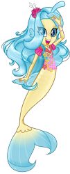 Size: 732x1820 | Tagged: safe, artist:gihhbloonde, imported from derpibooru, princess skystar, mermaid, equestria girls, my little pony: the movie, clothes, equestria girls-ified, female, fins, looking at you, mermaidized, simple background, smiling, solo, species swap, tail, transparent background