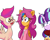 Size: 1000x800 | Tagged: safe, artist:dorumon4x, artist:jake heritagu, artist:spanish-scoot, imported from derpibooru, scootaloo, starlight glimmer, oc, oc:lightning blitz, pegasus, pony, comic:ask motherly scootaloo, tumblr:preguntascootaloo, baby, baby pony, colt, hairpin, male, motherly scootaloo, offspring, older, older scootaloo, parent:rain catcher, parent:scootaloo, parents:catcherloo, preguntascootaloo, self paradox, simple background, sweatshirt, white background