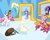 Size: 1000x800 | Tagged: safe, artist:jake heritagu, artist:sugarberry, imported from derpibooru, princess cadance, princess flurry heart, princess skyla, scootaloo, starlight glimmer, oc, oc:lightning blitz, pegasus, pony, comic:ask motherly scootaloo, ask-cadance, baby, baby pony, cloak, clothes, colt, community, fire, hairpin, magic, male, motherly scootaloo, offspring, older, older flurry heart, older scootaloo, parent:rain catcher, parent:scootaloo, parents:catcherloo, ponies riding ponies, reference, riding, skyla-diaries, sweatshirt, table, telekinesis, towel