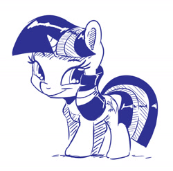 Size: 1416x1400 | Tagged: safe, artist:dilarus, deleted from derpibooru, imported from derpibooru, twilight sparkle, pony, unicorn, adorkable, cute, dork, female, filly, filly twilight sparkle, monochrome, solo, twiabetes, younger