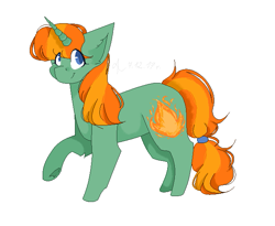 Size: 639x524 | Tagged: safe, artist:asami233, imported from derpibooru, firecracker burst, pony, unicorn, crackerbetes, cute, female, looking at you, mare, simple background, solo, white background