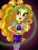 Size: 1024x1365 | Tagged: safe, artist:lavenderrain24, imported from derpibooru, adagio dazzle, equestria girls, rainbow rocks, belly button, clothes, female, fingerless gloves, gloves, microphone, midriff, open mouth, singing, solo