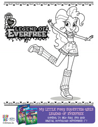 Size: 800x1035 | Tagged: safe, imported from derpibooru, pinkie pie, equestria girls, legend of everfree, converse, female, official, printable, shoes, solo