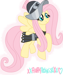 Size: 1024x1229 | Tagged: safe, artist:xxfluffypachirisuxx, imported from derpibooru, fluttershy, private pansy, pegasus, pony, armor, female, helmet, looking away, mare, simple background, smiling, solo, spread wings, transparent background, wings