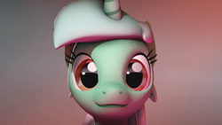 Size: 850x478 | Tagged: safe, artist:fishimira, imported from derpibooru, lyra heartstrings, pony, unicorn, 3d, cute, female, looking at you, mare, smiling, solo, source filmmaker
