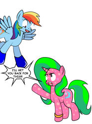 Size: 595x800 | Tagged: safe, artist:dekomaru, imported from derpibooru, rainbow dash, trixie, tumblr:ask twixie, ask, tumblr