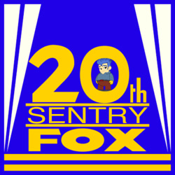 Size: 750x750 | Tagged: safe, imported from derpibooru, flash sentry, equestria girls, 20th century fox, big bad brad, exploitable meme, flashface, logo parody, meme, pun, ralph wiggum, the simpsons