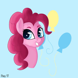 Size: 1280x1280 | Tagged: safe, artist:chrisfhey, imported from derpibooru, pinkie pie, pony, female, solo, wallpaper