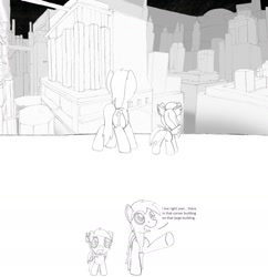 Size: 1694x1747 | Tagged: safe, artist:dsb71013, imported from derpibooru, oc, oc only, oc:night cap, comic, dream, female, filly, monochrome