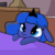 Size: 949x949 | Tagged: safe, artist:tjpones, imported from derpibooru, part of a set, princess luna, alicorn, pony, adorable face, animated, bed, bronybait, cute, daaaaaaaaaaaw, dawwww, eye shimmer, female, filly, floppy ears, frown, gif, hnnng, hoofy-kicks, looking up, lunabetes, missing horn, open mouth, solo, tjpones is trying to murder us, upsies, woona, younger