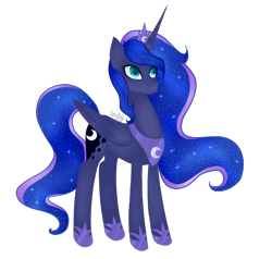 Size: 984x936 | Tagged: safe, artist:lady-cold, imported from derpibooru, princess luna, pony, female, horn jewelry, jewelry, simple background, solo, transparent background