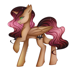 Size: 3000x3000 | Tagged: safe, artist:kurochhi, imported from derpibooru, oc, oc only, alicorn, pony, alicorn oc, commission, simple background, solo, transparent background