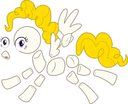 Size: 960x779 | Tagged: safe, artist:amrasfelagund, artist:tardifice, deleted from derpibooru, imported from derpibooru, surprise, pegasus, pony, disintegration, g1, g1 to g4, generation leap, modular, pinkie pieces, simple background, solo, transparent background