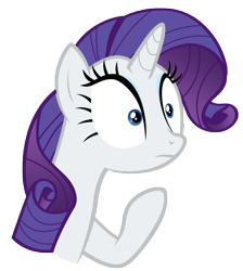Size: 7000x7800 | Tagged: safe, artist:tardifice, imported from derpibooru, rarity, pony, the gift of the maud pie, absurd resolution, female, simple background, solo, transparent background, vector, wide eyes
